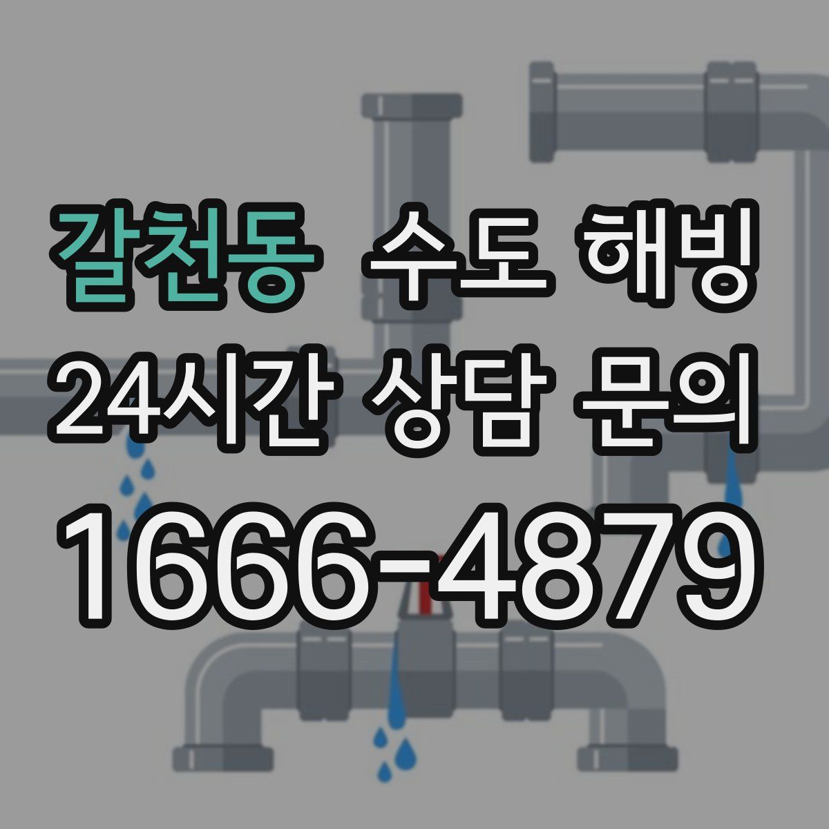 갈천동 수도 해빙