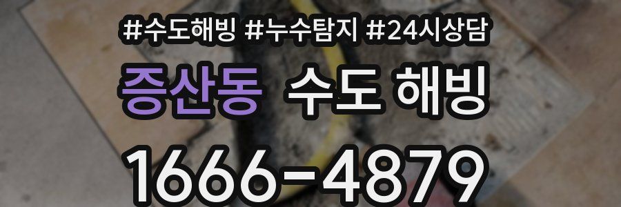 증산동 수도 해빙