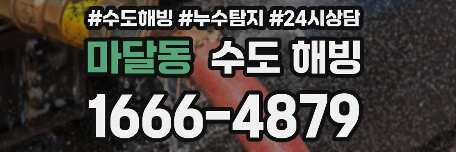 마달동 수도 해빙