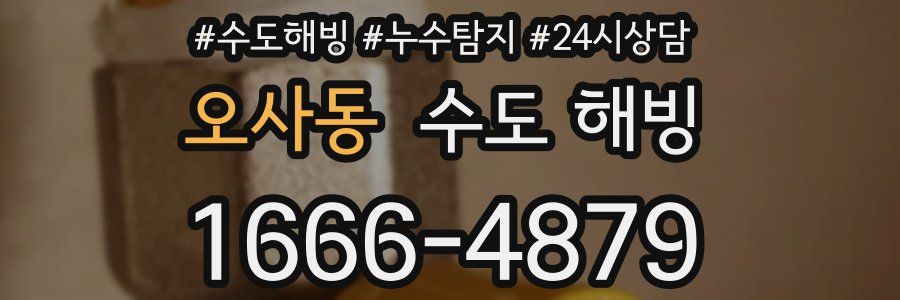 오사동 수도 해빙