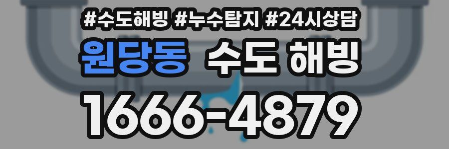 원당동 수도 해빙