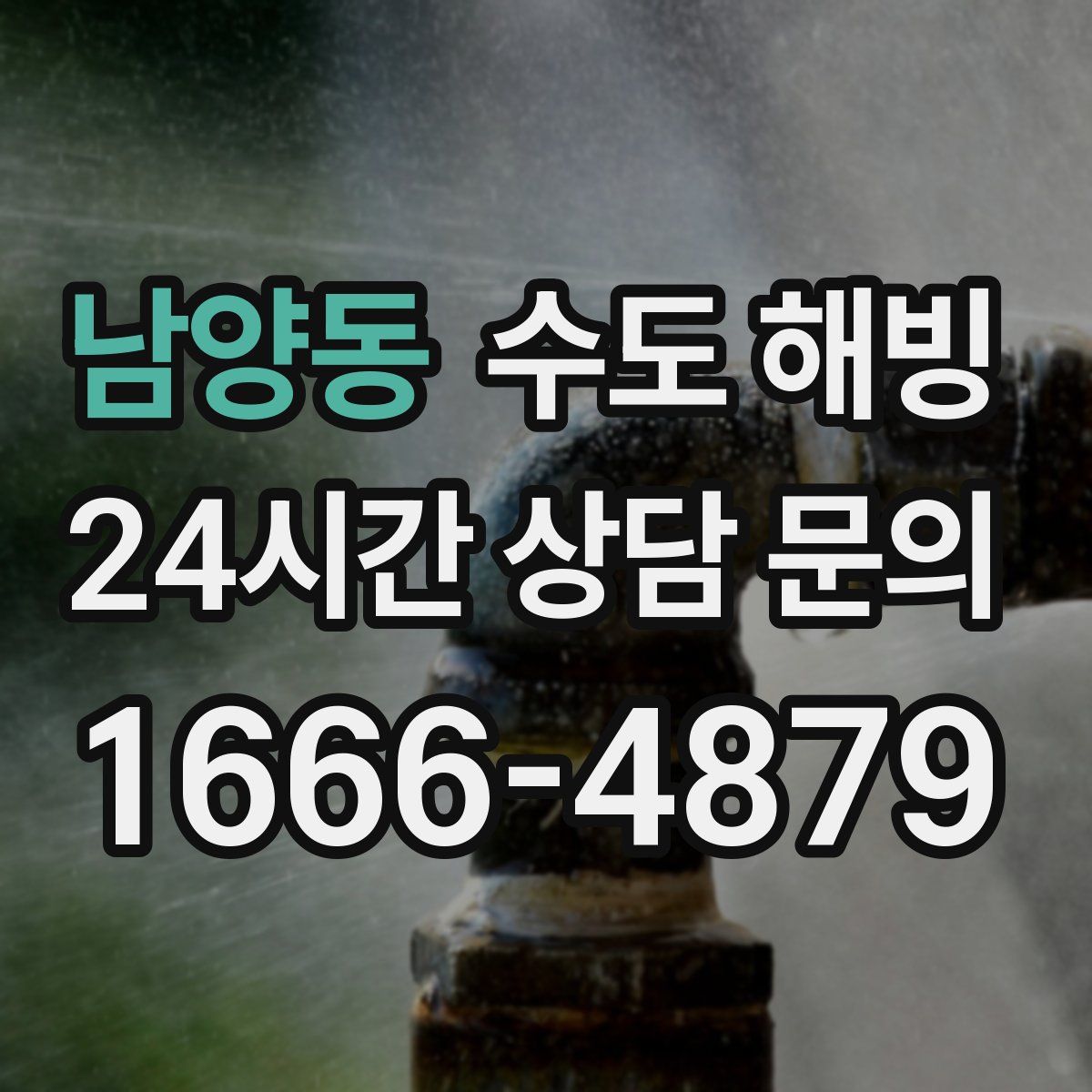 남양동 수도 해빙