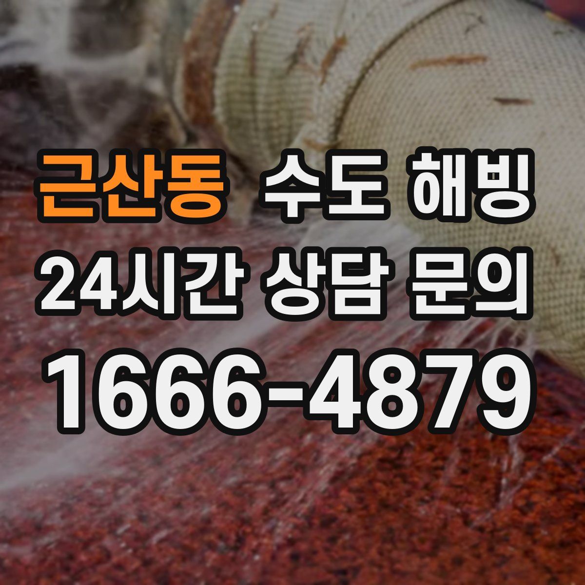 근산동 수도 해빙