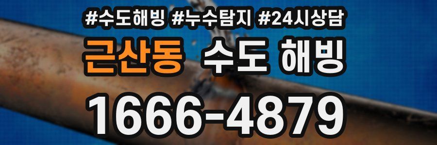 근산동 수도 해빙