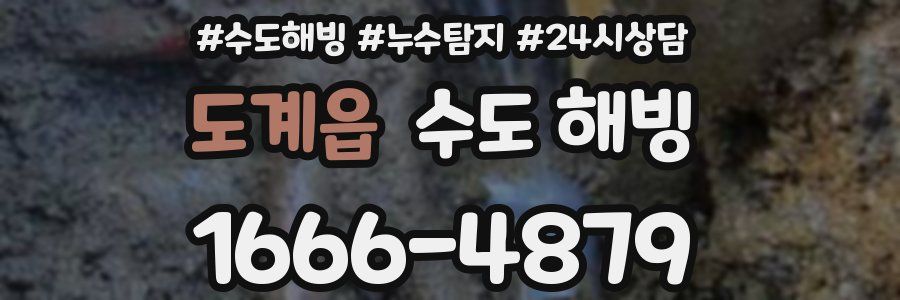 도계읍 수도 해빙