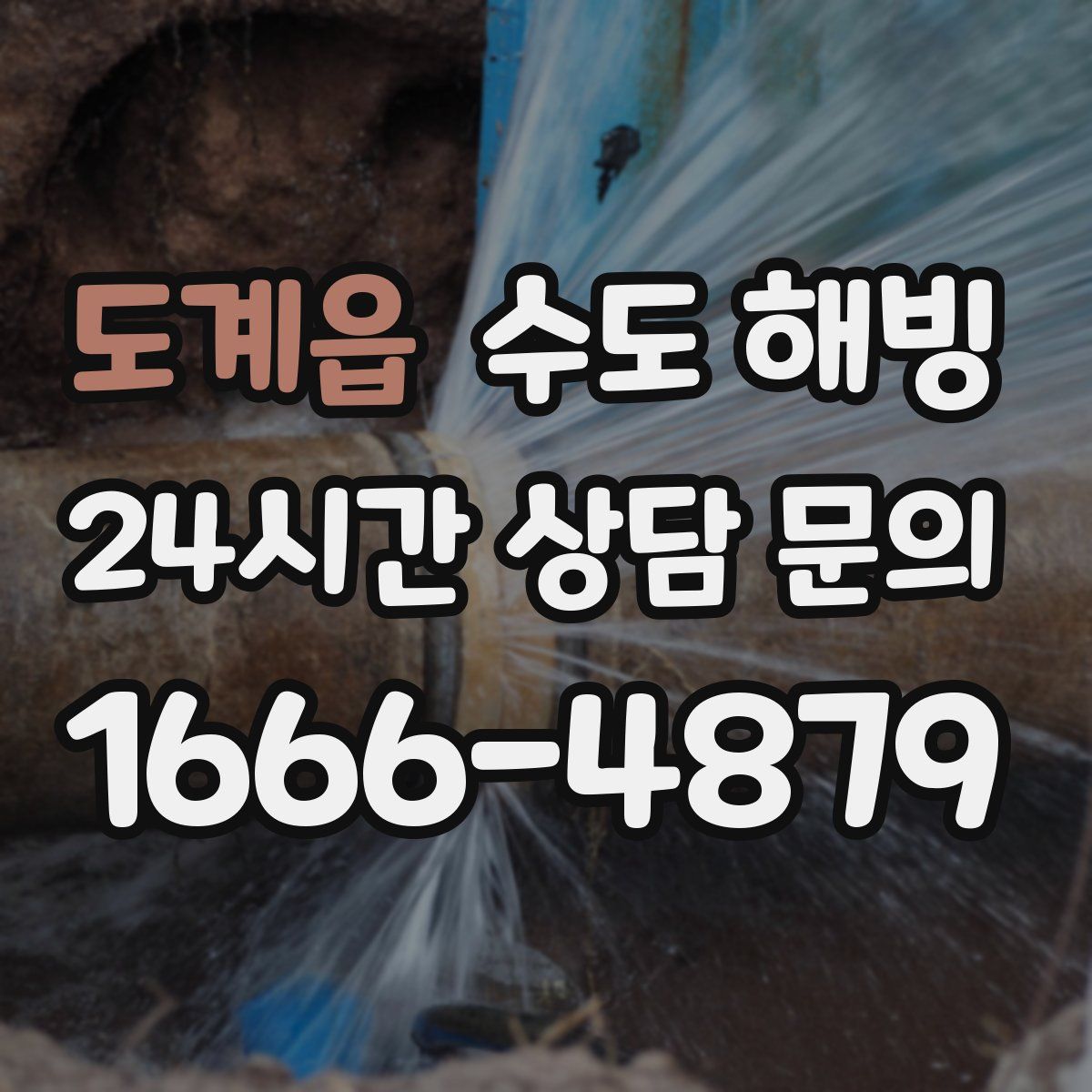 도계읍 수도 해빙