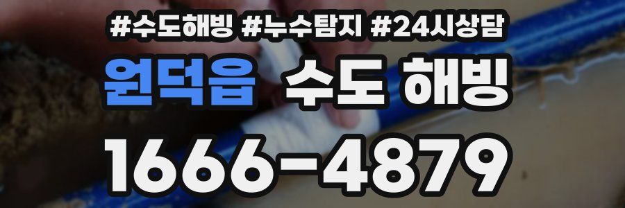 원덕읍 수도 해빙