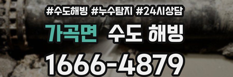 가곡면 수도 해빙