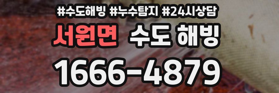 서원면 수도 해빙