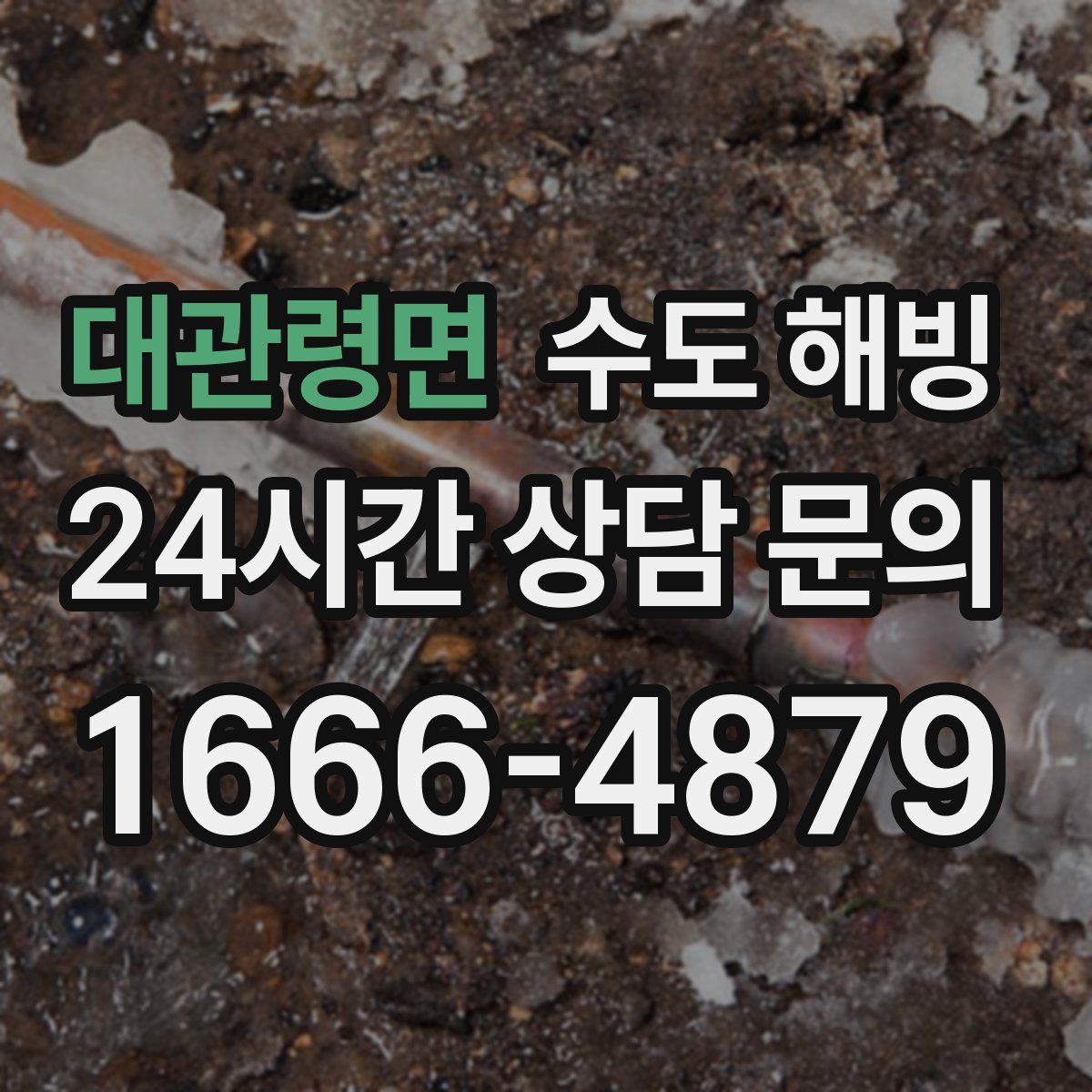 대관령면 수도 해빙