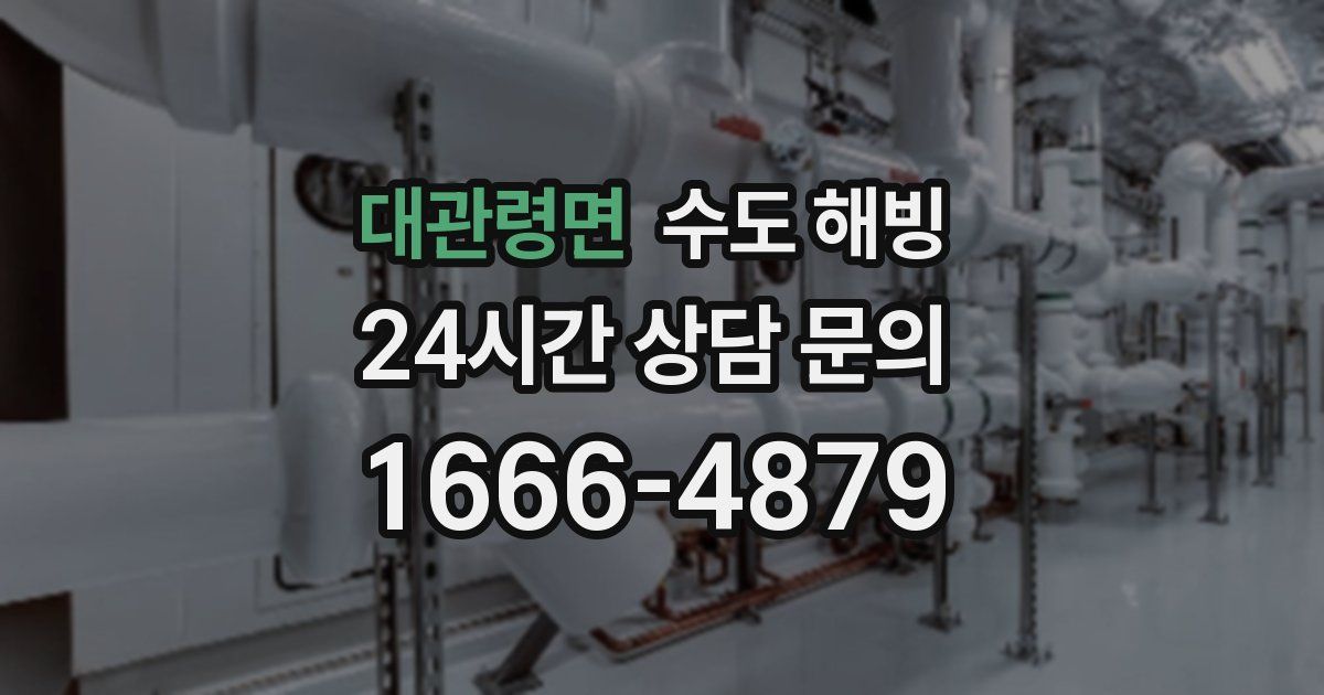 대관령면 수도 해빙