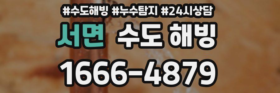 서면 수도 해빙