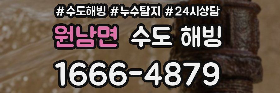 원남면 수도 해빙