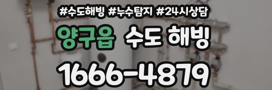 양구읍 수도 해빙