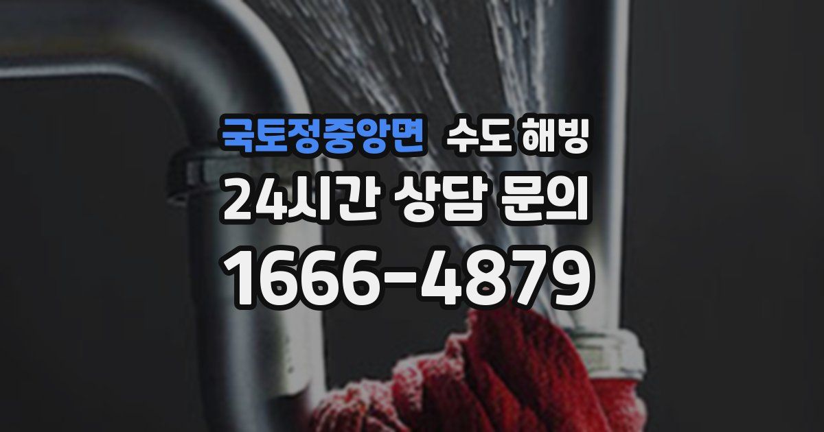 국토정중앙면 수도 해빙