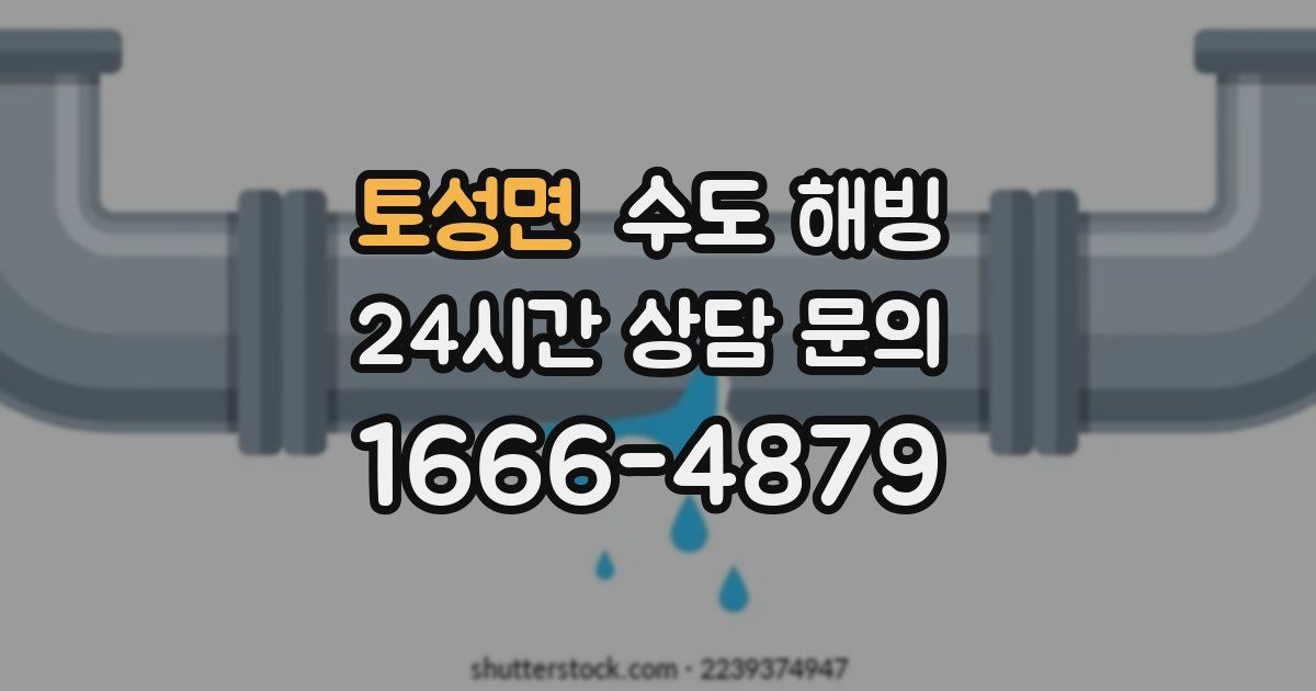 토성면 수도 해빙