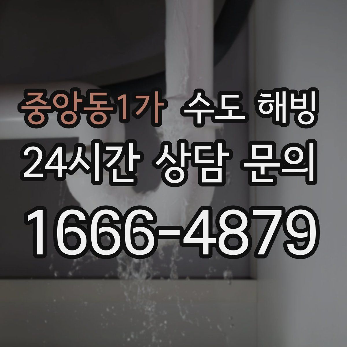 중앙동1가 수도 해빙