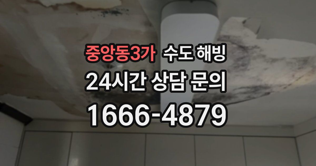 중앙동3가 수도 해빙