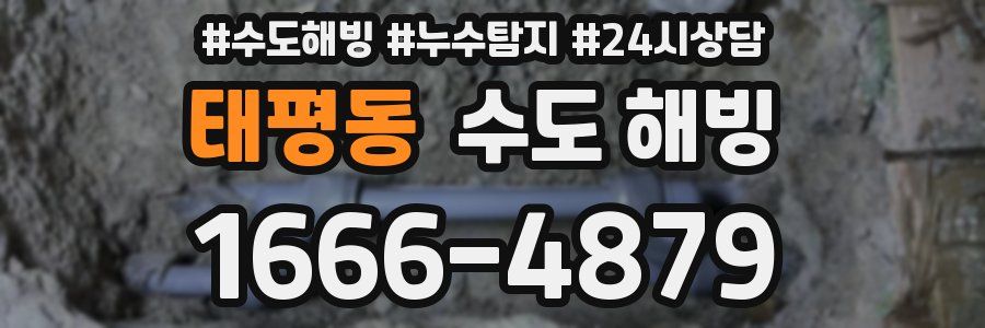 태평동 수도 해빙