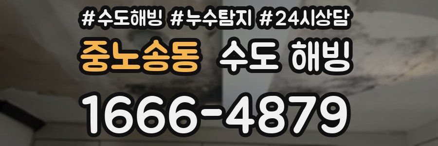 중노송동 수도 해빙