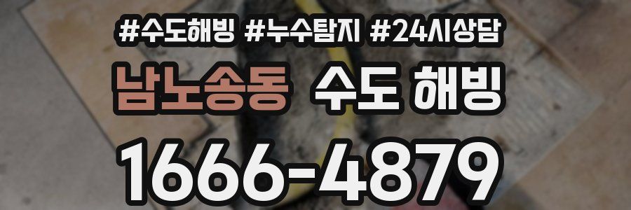 남노송동 수도 해빙