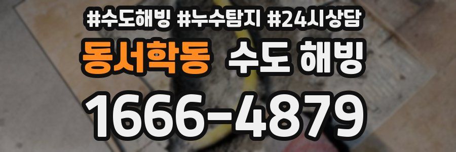 동서학동 수도 해빙