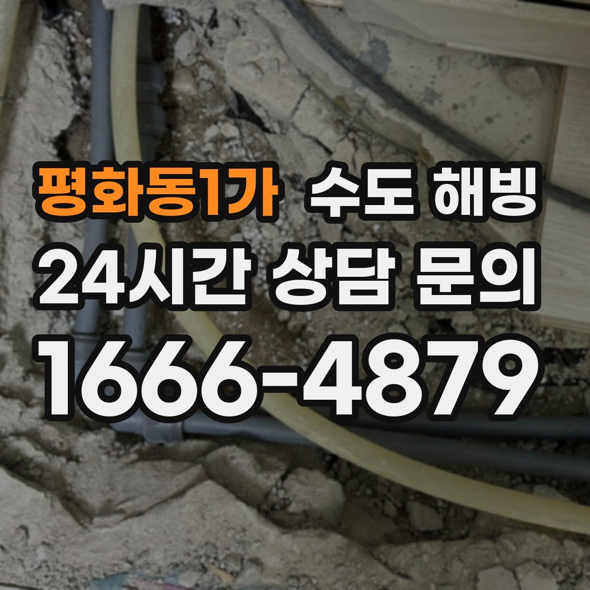 평화동1가 수도 해빙