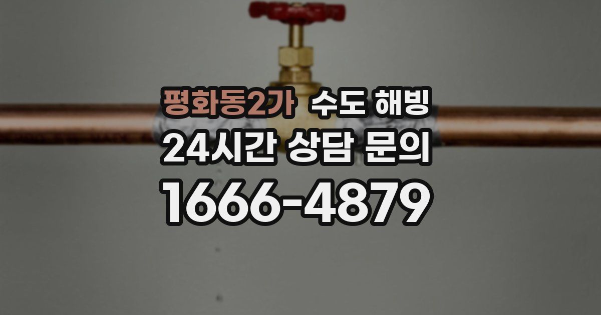 평화동2가 수도 해빙