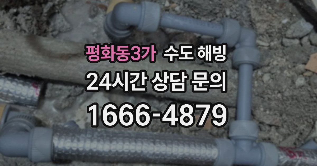 평화동3가 수도 해빙