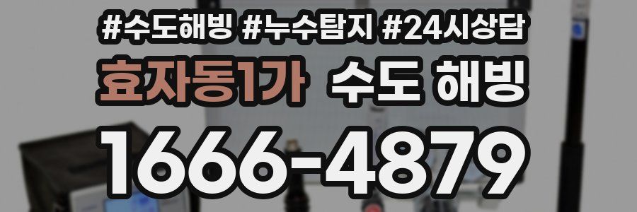 효자동1가 수도 해빙