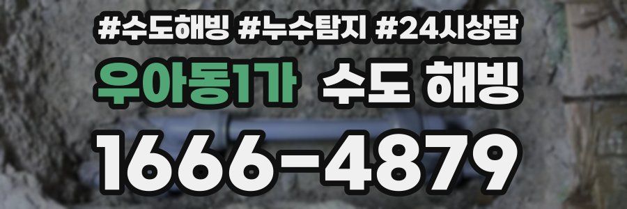 우아동1가 수도 해빙