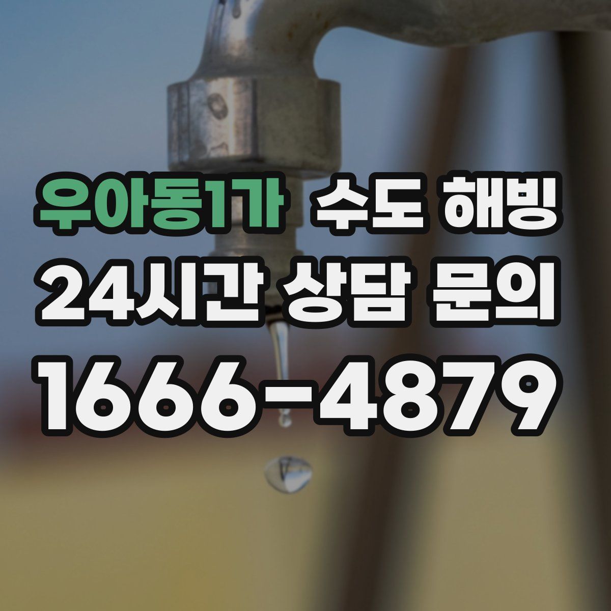 우아동1가 수도 해빙