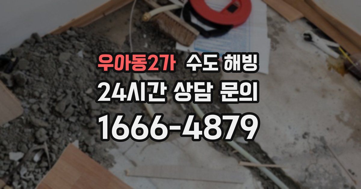 우아동2가 수도 해빙