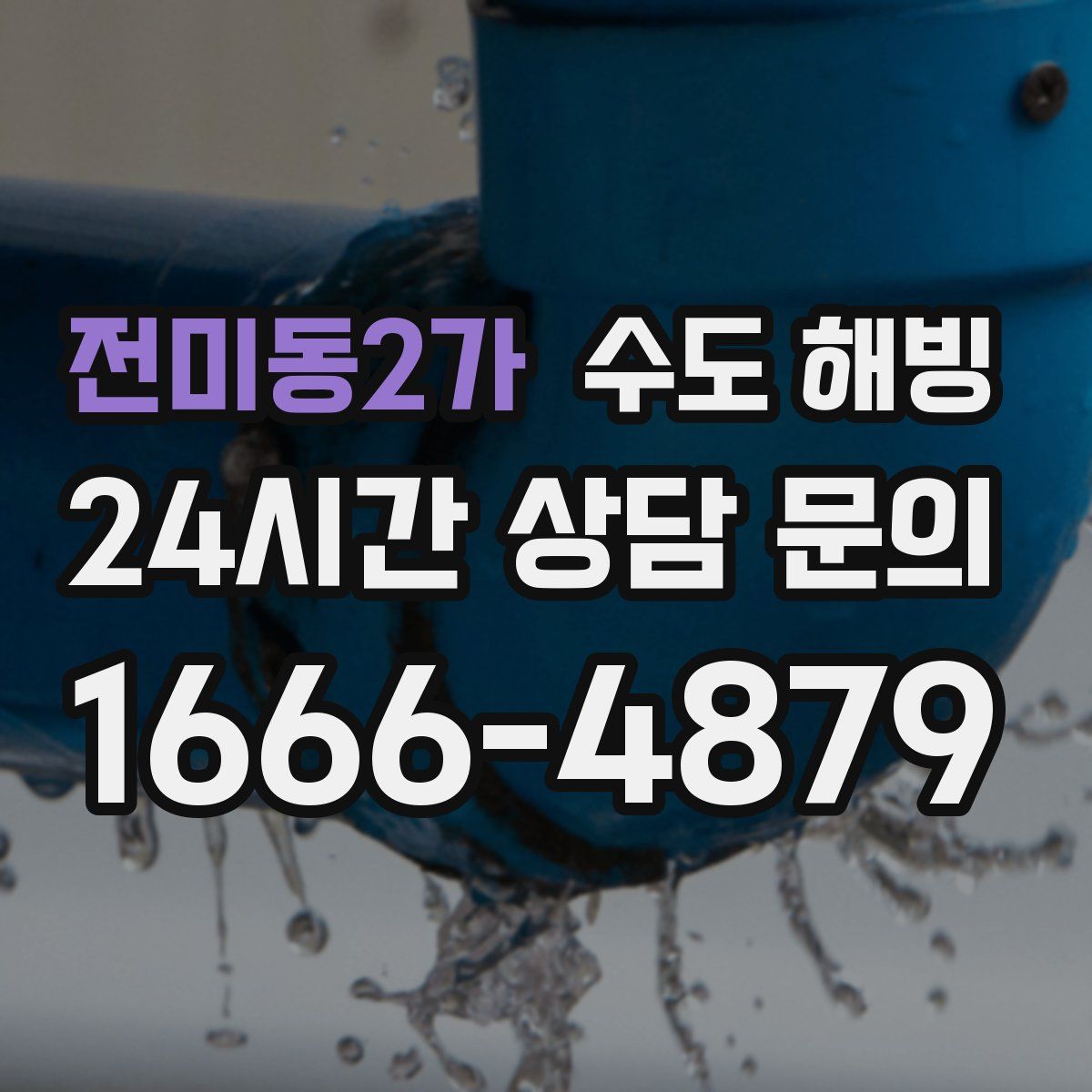 전미동2가 수도 해빙