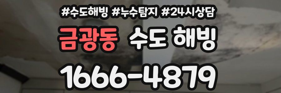 금광동 수도 해빙