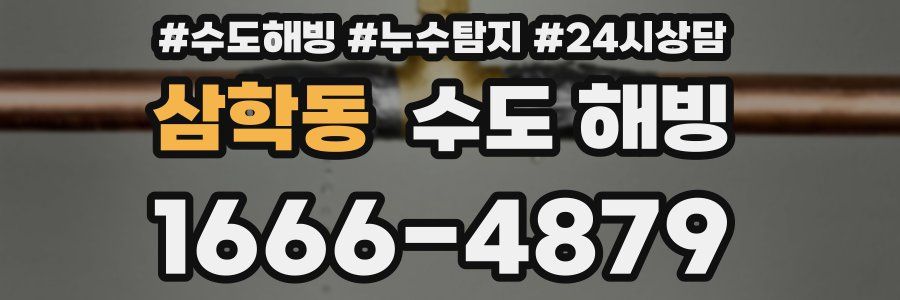 삼학동 수도 해빙