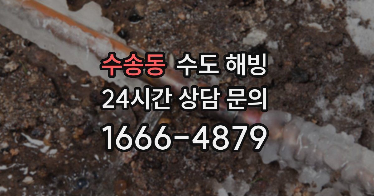 수송동 수도 해빙