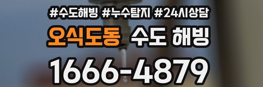 오식도동 수도 해빙