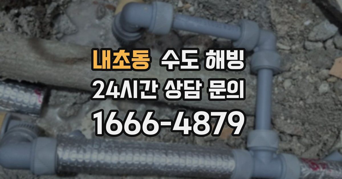 내초동 수도 해빙