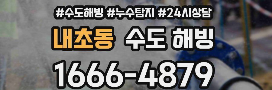 내초동 수도 해빙