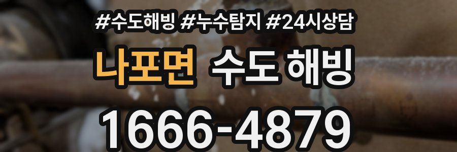 나포면 수도 해빙