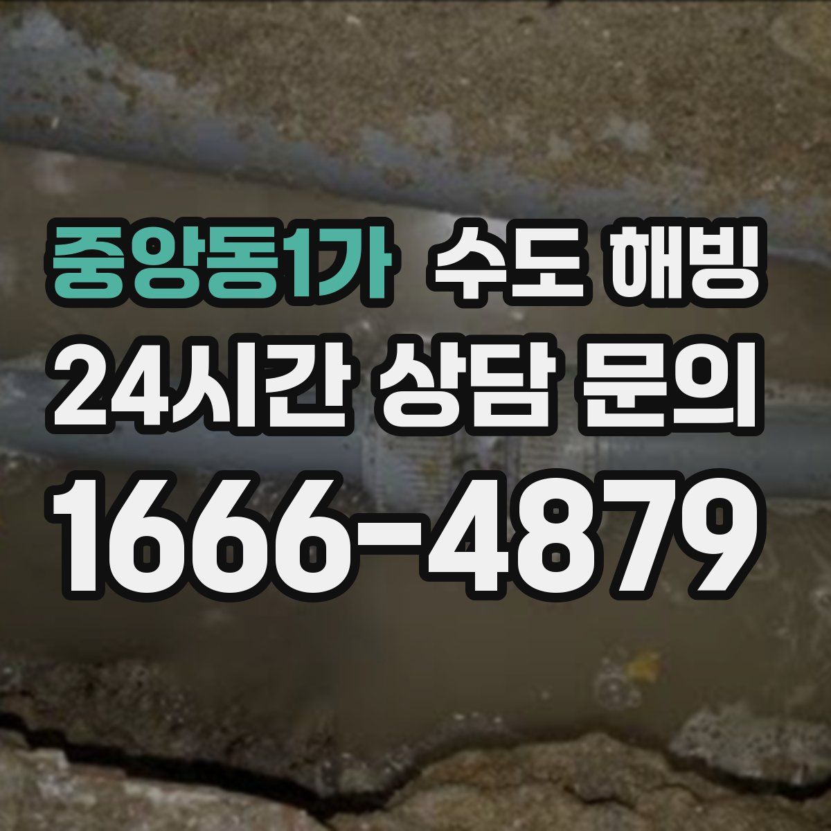 중앙동1가 수도 해빙