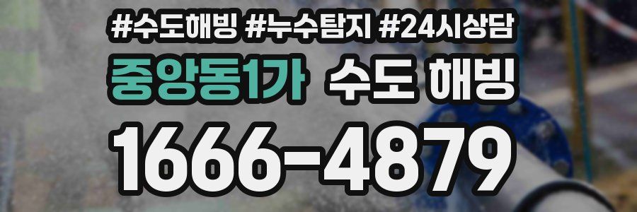 중앙동1가 수도 해빙