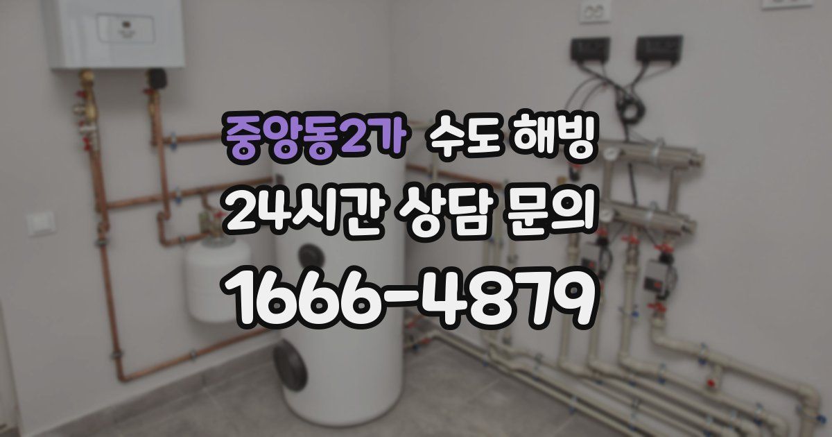 중앙동2가 수도 해빙