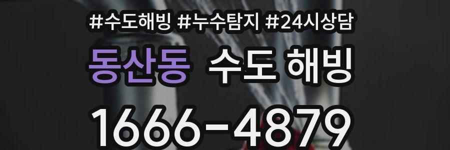 동산동 수도 해빙