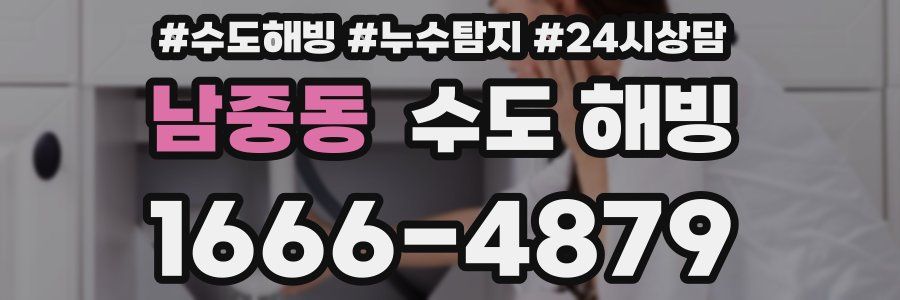 남중동 수도 해빙