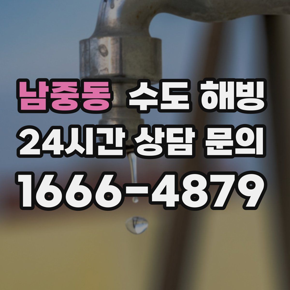 남중동 수도 해빙