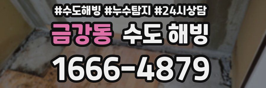금강동 수도 해빙