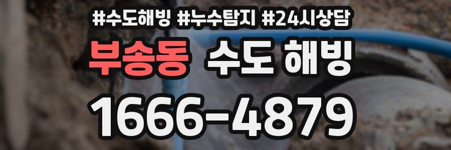 부송동 수도 해빙