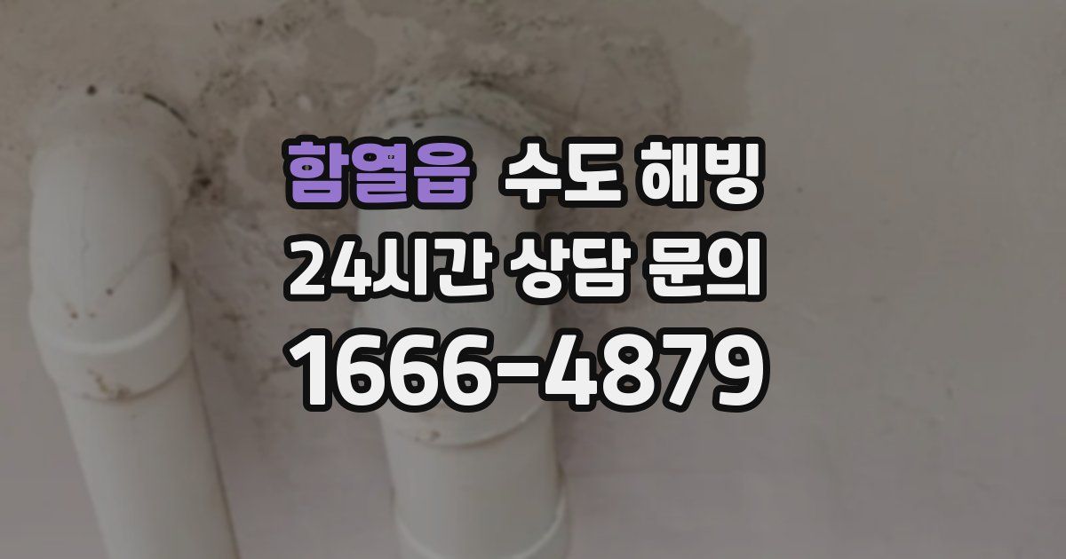 함열읍 수도 해빙